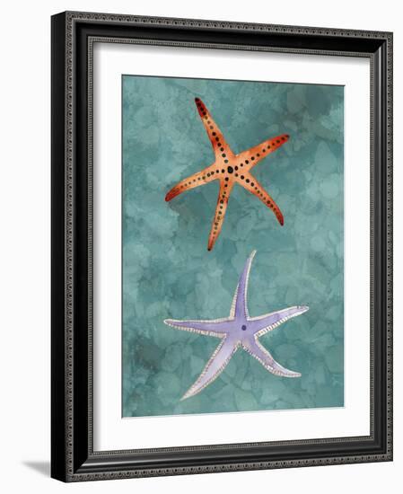 Twin Starfish III-Alicia Ludwig-Framed Art Print