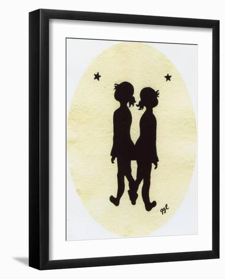 Twin Stars, 2009-Bella Larsson-Framed Giclee Print