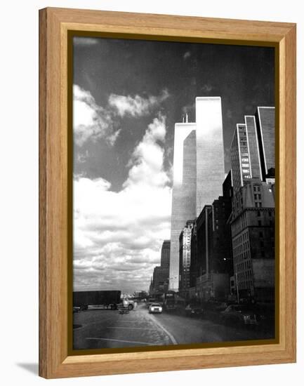 Twin Towers, World Trade Center (WTC), New York-null-Framed Stretched Canvas