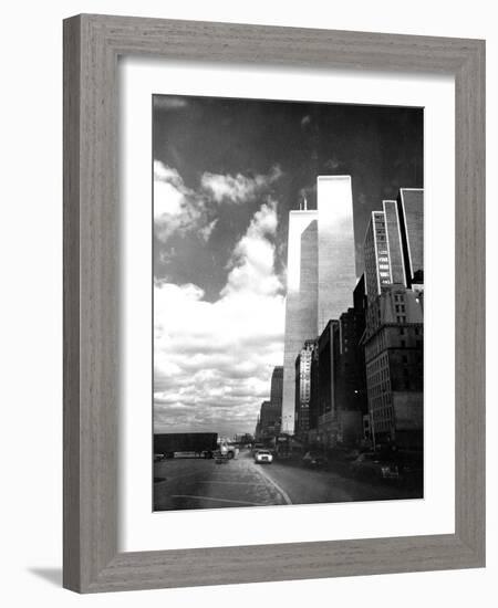 Twin Towers, World Trade Center (WTC), New York-null-Framed Photo