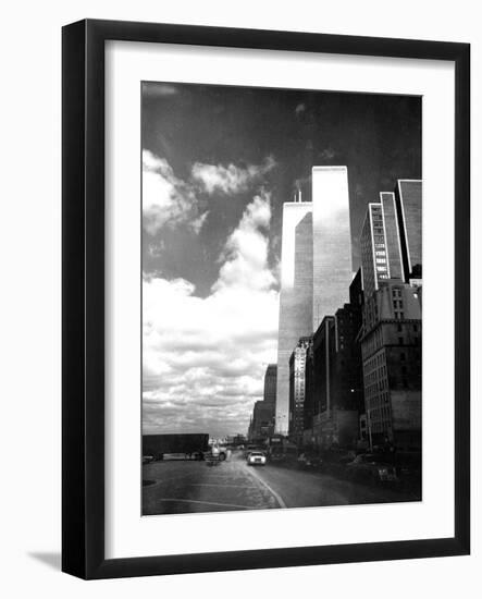 Twin Towers, World Trade Center (WTC), New York-null-Framed Photo