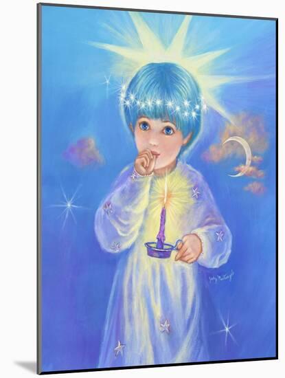 Twinkle Star with Candle-Judy Mastrangelo-Mounted Giclee Print