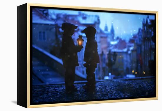 Twinkle Twinkle Little Flame-Tatyana Tomsickova-Framed Premier Image Canvas