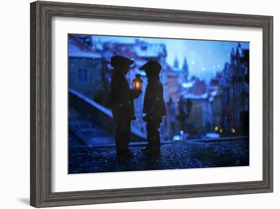 Twinkle Twinkle Little Flame-Tatyana Tomsickova-Framed Photographic Print