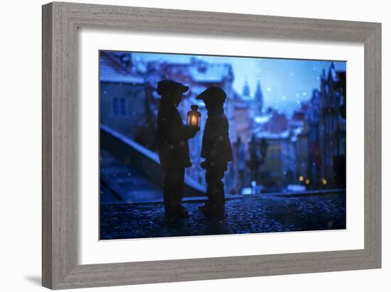 Twinkle Twinkle Little Flame-Tatyana Tomsickova-Framed Photographic Print