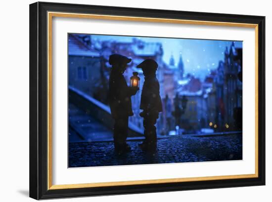 Twinkle Twinkle Little Flame-Tatyana Tomsickova-Framed Photographic Print