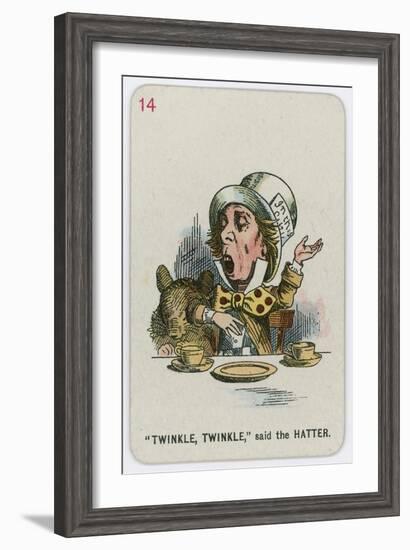 Twinkle, Twinkle, Said the Hatter-John Tenniel-Framed Giclee Print