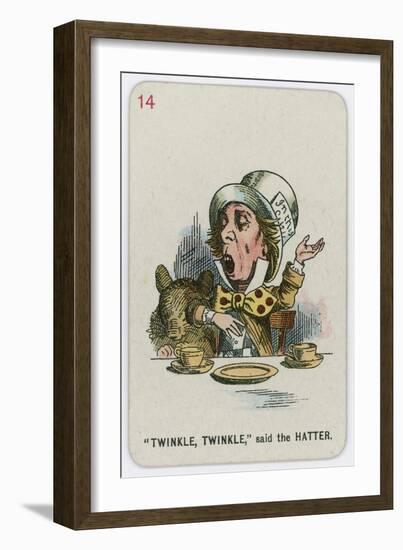 Twinkle, Twinkle, Said the Hatter-John Tenniel-Framed Giclee Print