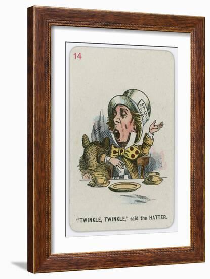 Twinkle, Twinkle, Said the Hatter-John Tenniel-Framed Giclee Print