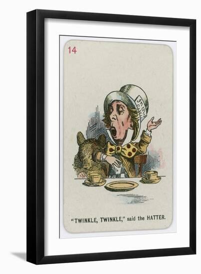 Twinkle, Twinkle, Said the Hatter-John Tenniel-Framed Giclee Print