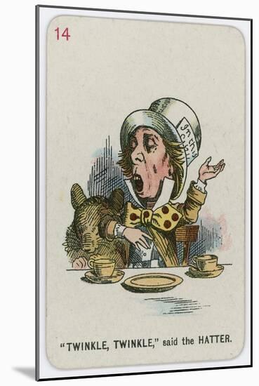 Twinkle, Twinkle, Said the Hatter-John Tenniel-Mounted Giclee Print