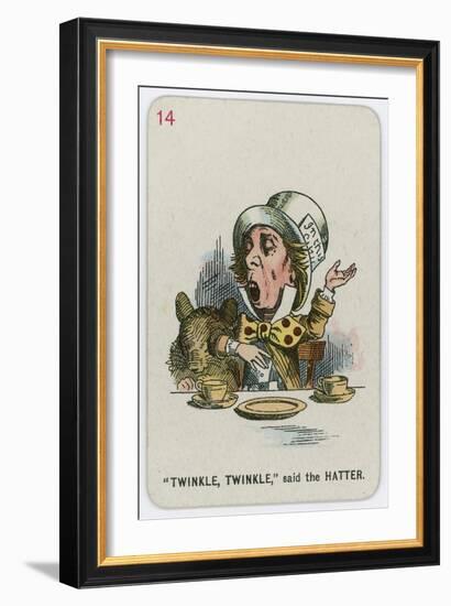 Twinkle, Twinkle, Said the Hatter-John Tenniel-Framed Giclee Print