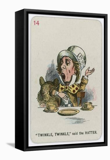 Twinkle, Twinkle, Said the Hatter-John Tenniel-Framed Premier Image Canvas