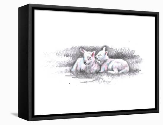 Twinned, 2016-Helen White-Framed Premier Image Canvas