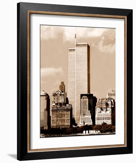 Twins From Statue Of Liberty-Igor Maloratsky-Framed Art Print