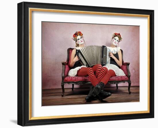 Twins-Monika Vanhercke-Framed Photographic Print