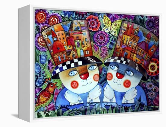 Twins-Oxana Zaika-Framed Premier Image Canvas