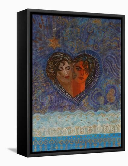 Twinsouls, 2007-Sabira Manek-Framed Premier Image Canvas