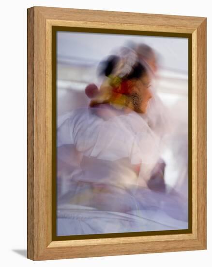 Twirling Female Dancer, San Miguel De Allende, Mexico-Nancy Rotenberg-Framed Premier Image Canvas