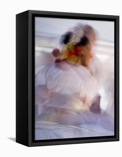 Twirling Female Dancer, San Miguel De Allende, Mexico-Nancy Rotenberg-Framed Premier Image Canvas