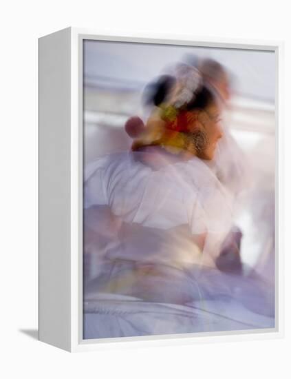Twirling Female Dancer, San Miguel De Allende, Mexico-Nancy Rotenberg-Framed Premier Image Canvas