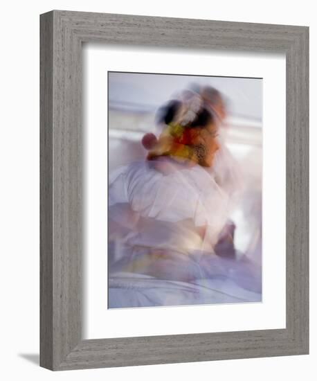 Twirling Female Dancer, San Miguel De Allende, Mexico-Nancy Rotenberg-Framed Photographic Print