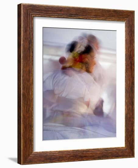 Twirling Female Dancer, San Miguel De Allende, Mexico-Nancy Rotenberg-Framed Photographic Print