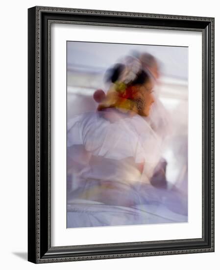 Twirling Female Dancer, San Miguel De Allende, Mexico-Nancy Rotenberg-Framed Photographic Print