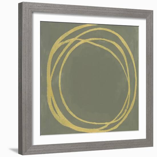 Twist I (gray-green)-Cathe Hendrick-Framed Art Print