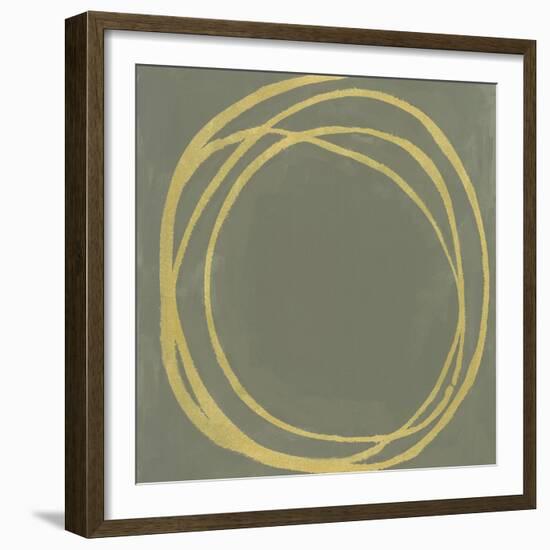 Twist I (gray-green)-Cathe Hendrick-Framed Art Print