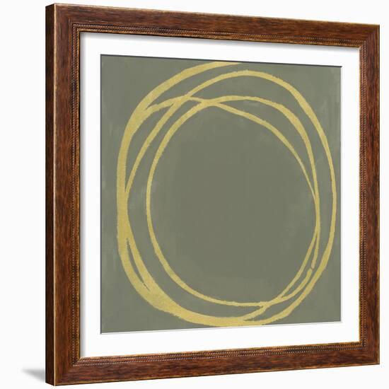 Twist I (gray-green)-Cathe Hendrick-Framed Art Print