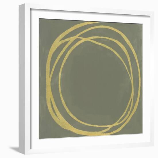 Twist I (gray-green)-Cathe Hendrick-Framed Art Print