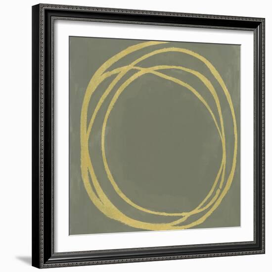 Twist I (gray-green)-Cathe Hendrick-Framed Art Print