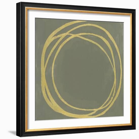 Twist I (gray-green)-Cathe Hendrick-Framed Art Print