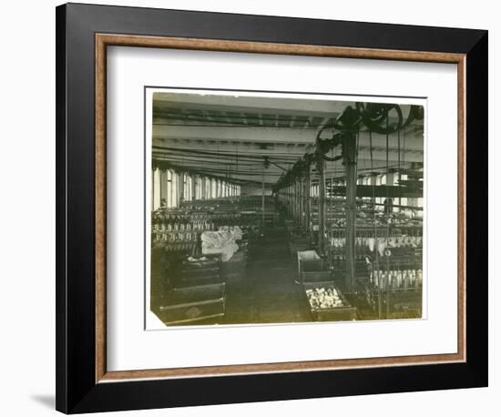 Twisting, Reeling and Winding Room, Leas Spinning Mill, 1923-English Photographer-Framed Photographic Print