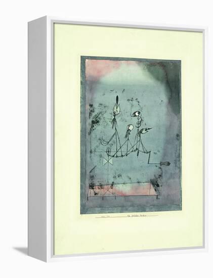 Twittering Machine-Paul Klee-Framed Premier Image Canvas