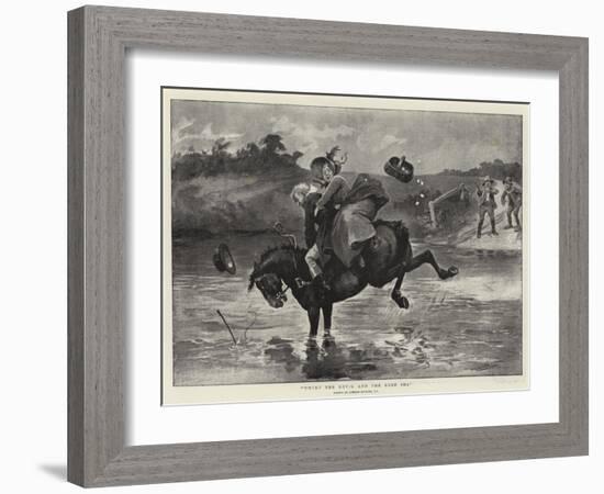 Twixt the Devil and the Deep Sea-Gordon Frederick Browne-Framed Giclee Print