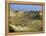 Two 4X4S Descend from the Escarpment on the Approach to Dakhla Oasis in the Western Desert, Egypt-Julian Love-Framed Premier Image Canvas