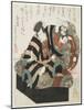 Two Actors from a Kabuki Play, Mid 19th Century-Utagawa Kunisada-Mounted Giclee Print