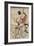 Two Actors in the Roles of Saitogo Kunitake and a Female Buddhist Devotee-null-Framed Giclee Print