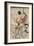 Two Actors in the Roles of Saitogo Kunitake and a Female Buddhist Devotee-null-Framed Giclee Print