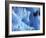 Two Adelie Penguins on Iceberg, Antarctica-Edwin Giesbers-Framed Photographic Print