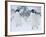 Two Adelie Penguins Walking on Snow, Antarctica-Edwin Giesbers-Framed Photographic Print