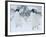 Two Adelie Penguins Walking on Snow, Antarctica-Edwin Giesbers-Framed Photographic Print