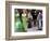 Two Afghan Woman Walk Next to Mannequins at a Women's Gallery Downtown Kabul-null-Framed Photographic Print