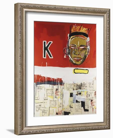 Two and a Half Hours of Chinese Food-Jean-Michel Basquiat-Framed Giclee Print