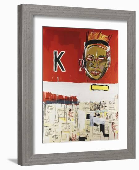 Two and a Half Hours of Chinese Food-Jean-Michel Basquiat-Framed Giclee Print