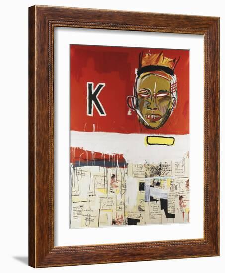 Two and a Half Hours of Chinese Food-Jean-Michel Basquiat-Framed Giclee Print