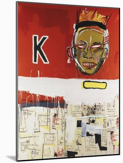Two and a Half Hours of Chinese Food-Jean-Michel Basquiat-Mounted Giclee Print