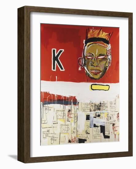 Two and a Half Hours of Chinese Food-Jean-Michel Basquiat-Framed Premium Giclee Print